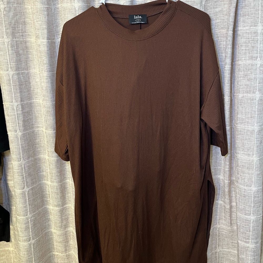 Dressed in LALA Matching Brown Set pants and shirt Playsuit